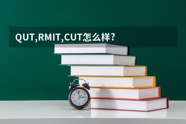 QUT,RMIT,CUT怎么样?