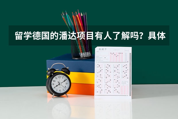 留学德国的潘达项目有人了解吗？具体费用和流程是什么样子的？