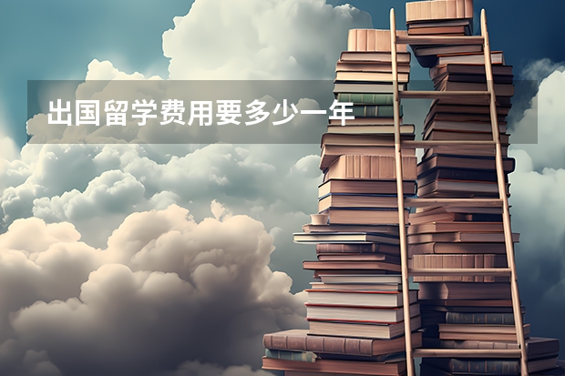 出国留学费用要多少一年