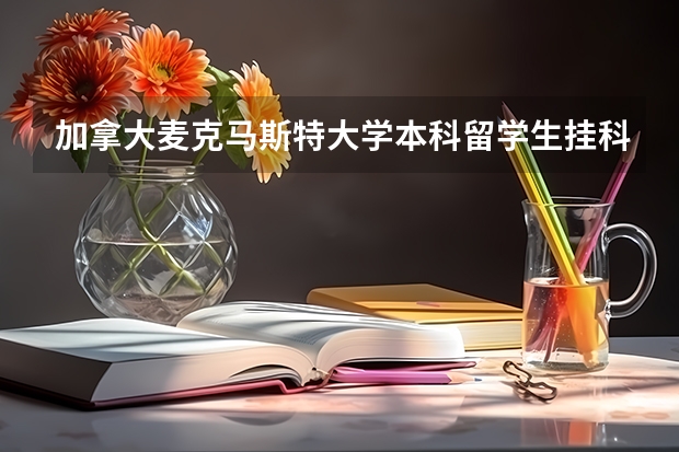 加拿大麦克马斯特大学本科留学生挂科未毕业能申请硕士吗？