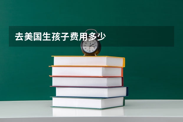 去美国生孩子费用多少