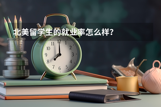 北美留学生的就业率怎么样？