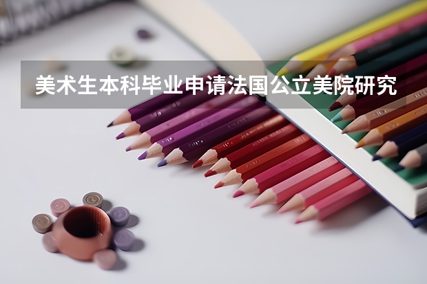 美术生本科毕业申请法国公立美院研究生作品集要怎么准备？能给点意见吗?