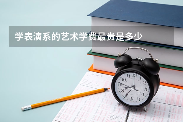 学表演系的艺术学费最贵是多少