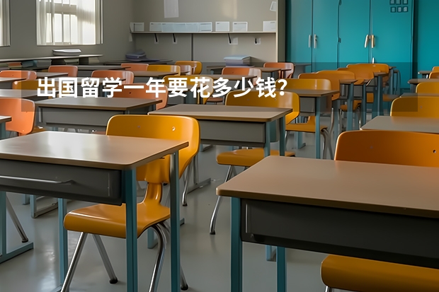 出国留学一年要花多少钱？