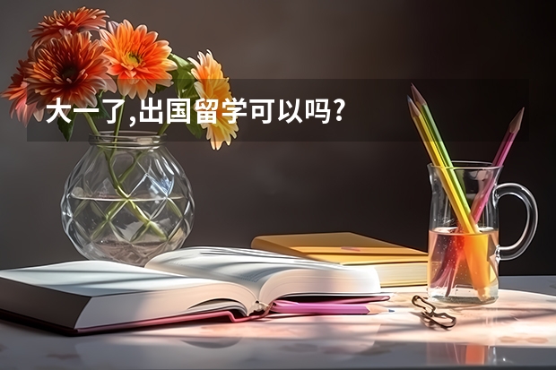 大一了,出国留学可以吗?