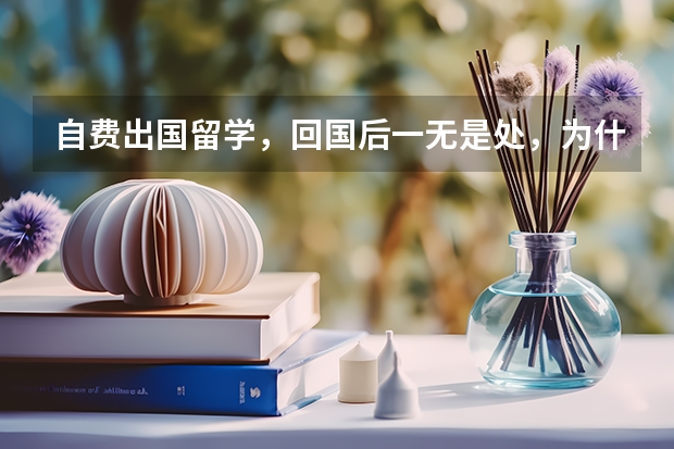 自费出国留学，回国后一无是处，为什么还有很多人选择留学呢？