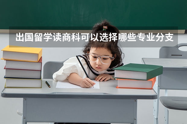 出国留学读商科可以选择哪些专业分支