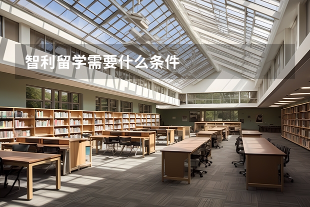 智利留学需要什么条件
