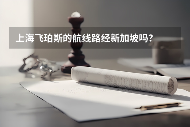 上海飞珀斯的航线路经新加坡吗？