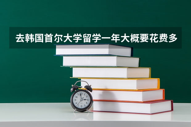 去韩国首尔大学留学一年大概要花费多少