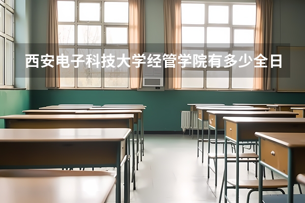 西安电子科技大学经管学院有多少全日制博士生