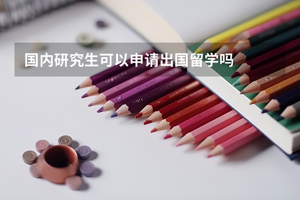 国内研究生可以申请出国留学吗