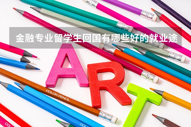 金融专业留学生回国有哪些好的就业途径？